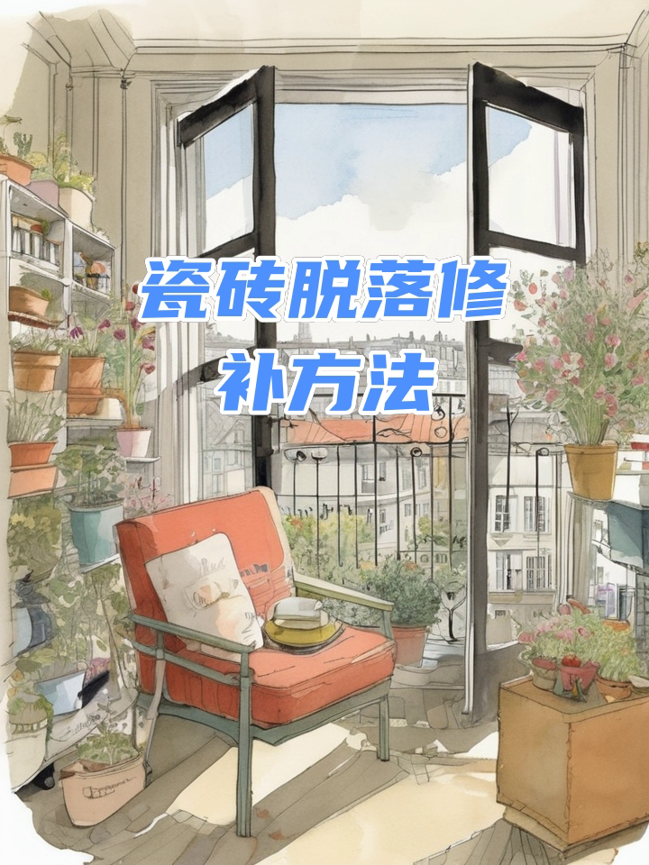 瓷砖脱落修补办法(瓷砖脱落怎么粘回去)